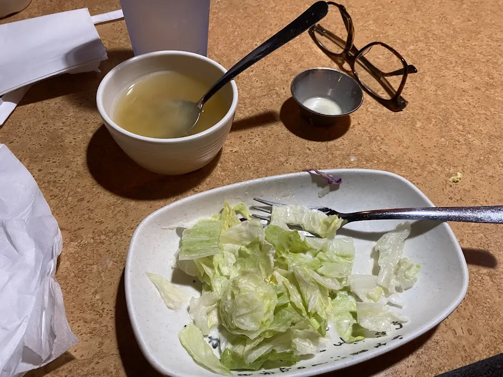 Salad and Miso Soup